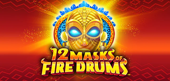 12 Masks of Fire Drums Slots